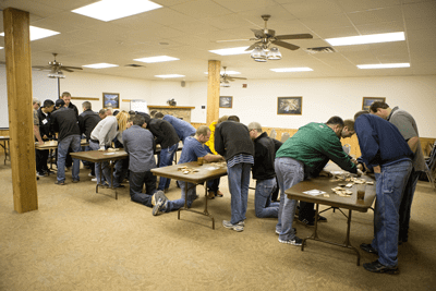 Another Team Building Exercise – Engineers setting mouse traps with spoons!