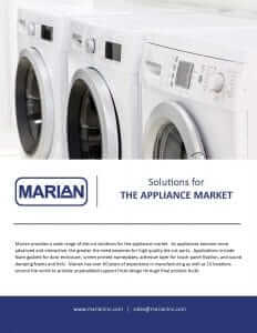 Solutions for the Appliance Market - New Marian Brochure
