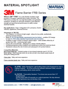 3M Flame Barrier FRB Series