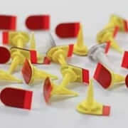 Assembly PSA for plastic injection molded parts