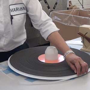 Precision Slit Foam Tapes for Automated Placement Into Medical Device