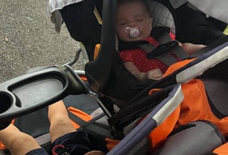 Babies attending a Marian Inc. family-friendly event