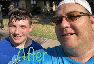 Dan G after a transformation at Marian Inc