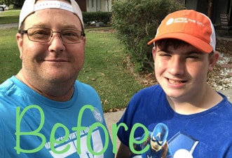 Dan G before a transformation at Marian Inc