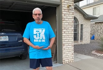 Neal participating in a Marian Inc. company event