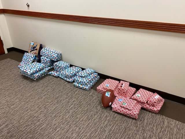 Marian Indianapolis Employees celebrated the holiday season by donating gifts to Providence Cristo Rey High School