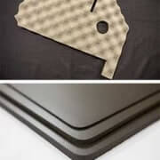 Anti-vibration sound dampening die-cut foam