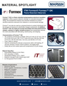 ITW Formex GK Series Material Spotlight