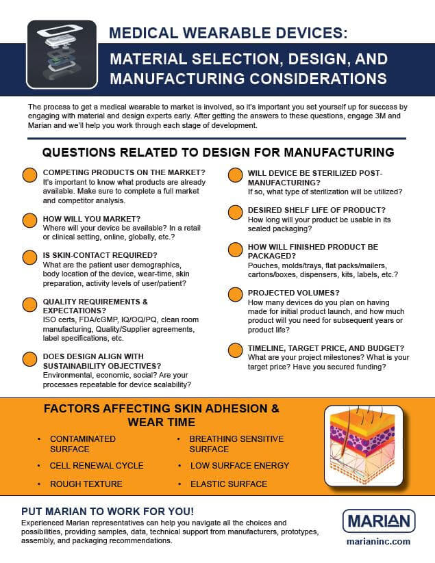 Medical Wearables DFM Considerations Checklist