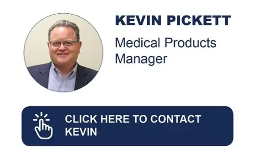Contact Marian’s Medical Products Manager, Kevin Pickett