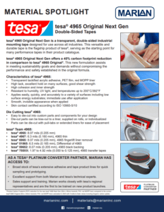 Material Spotlight: tesa® 4965