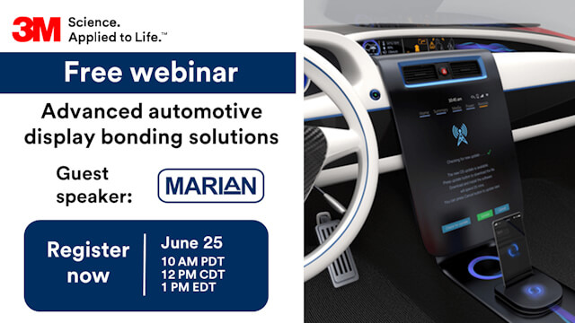 Marian Joins 3M in Hosting Automotive Displays Webinar