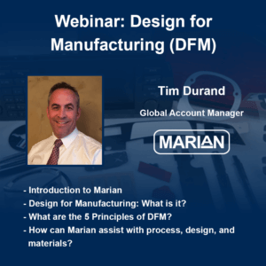 Webinar: Design for Manufacturing (DFM)