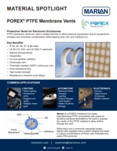 POREX® PTFE Vents