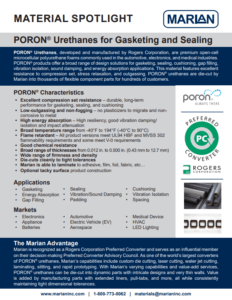 Material Spotlight: PORON® Urethanes