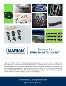 Marian Brochure: Solutions for Emblem Attachment